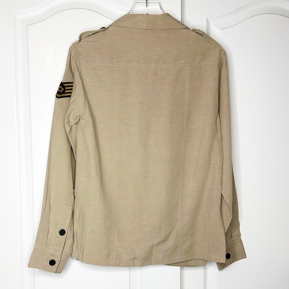 SMYTHE BELLOWS ARMY JACKET - STONE Size XS - Picture 5 of 7